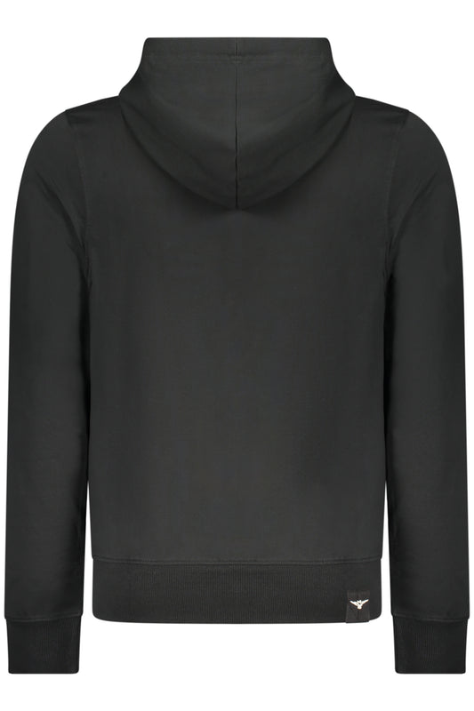 ACCADEMIA MILITARE FELPA CON ZIP UOMO NERO