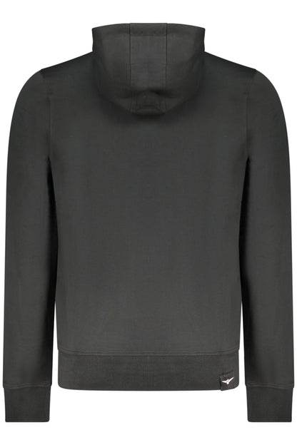 ACCADEMIA MILITARE FELPA CON ZIP UOMO NERO