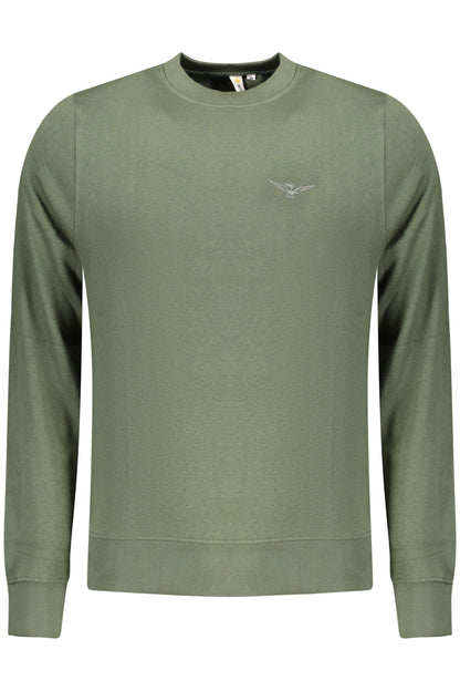 ACCADEMIA MILITARE FELPA SENZA ZIP UOMO VERDE