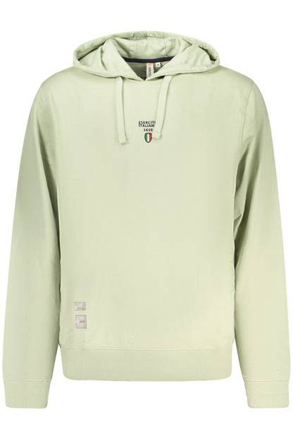 ACCADEMIA MILITARE FELPA SENZA ZIP UOMO VERDE