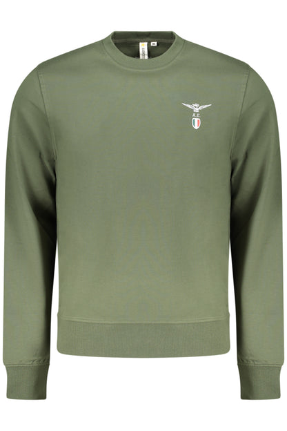 ACCADEMIA MILITARE FELPA SENZA ZIP UOMO VERDE