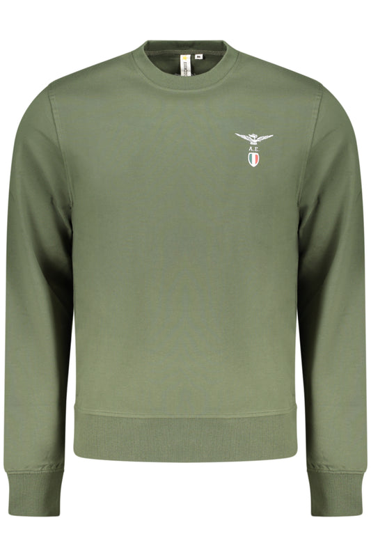 ACCADEMIA MILITARE FELPA SENZA ZIP UOMO VERDE