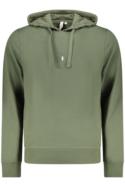 ACCADEMIA MILITARE FELPA SENZA ZIP UOMO VERDE