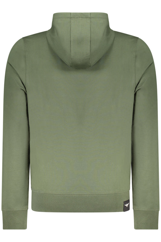 ACCADEMIA MILITARE FELPA SENZA ZIP UOMO VERDE