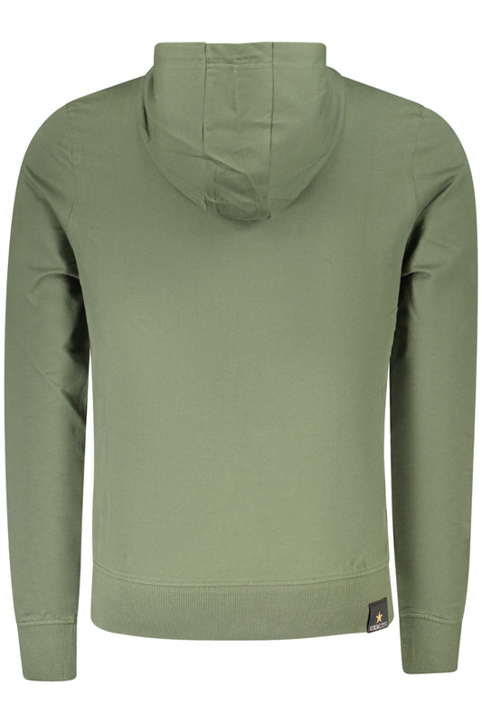 ACCADEMIA MILITARE FELPA SENZA ZIP UOMO VERDE