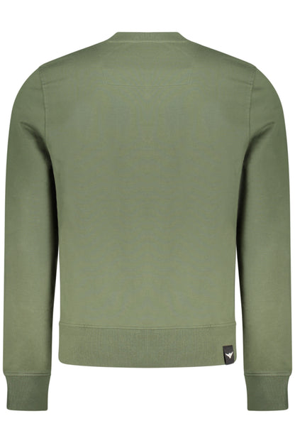 ACCADEMIA MILITARE FELPA SENZA ZIP UOMO VERDE