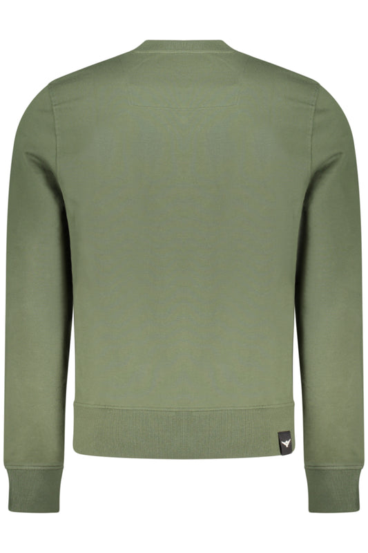 ACCADEMIA MILITARE FELPA SENZA ZIP UOMO VERDE