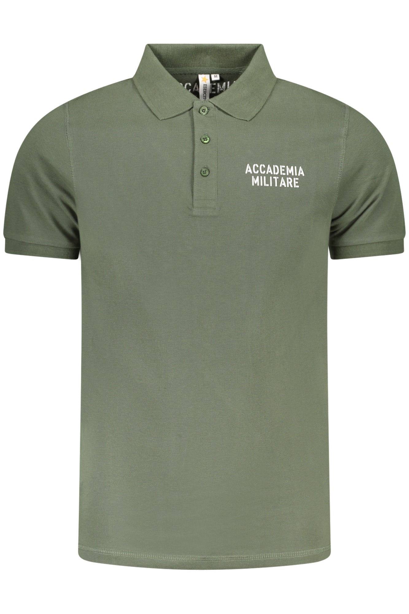 ACCADEMIA MILITARE ACCADEMIA MILITARE POLO MANICHE CORTE UOMO VERDE