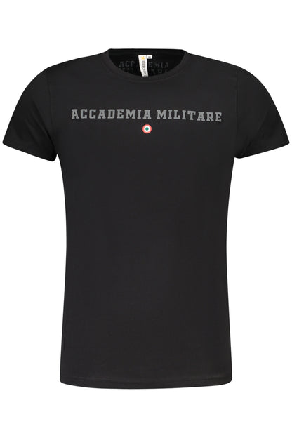 ACCADEMIA MILITARE ACCADEMIA MILITARE T-SHIRT MANICHE CORTE UOMO NERO