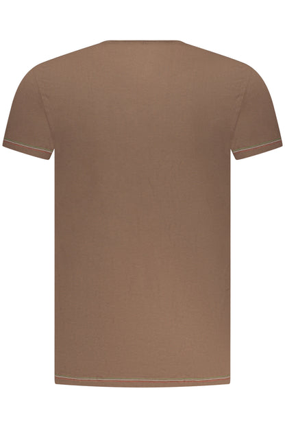 AERONAUTICA MILITARE T-SHIRT ESTERNABILE UOMO MARRONE