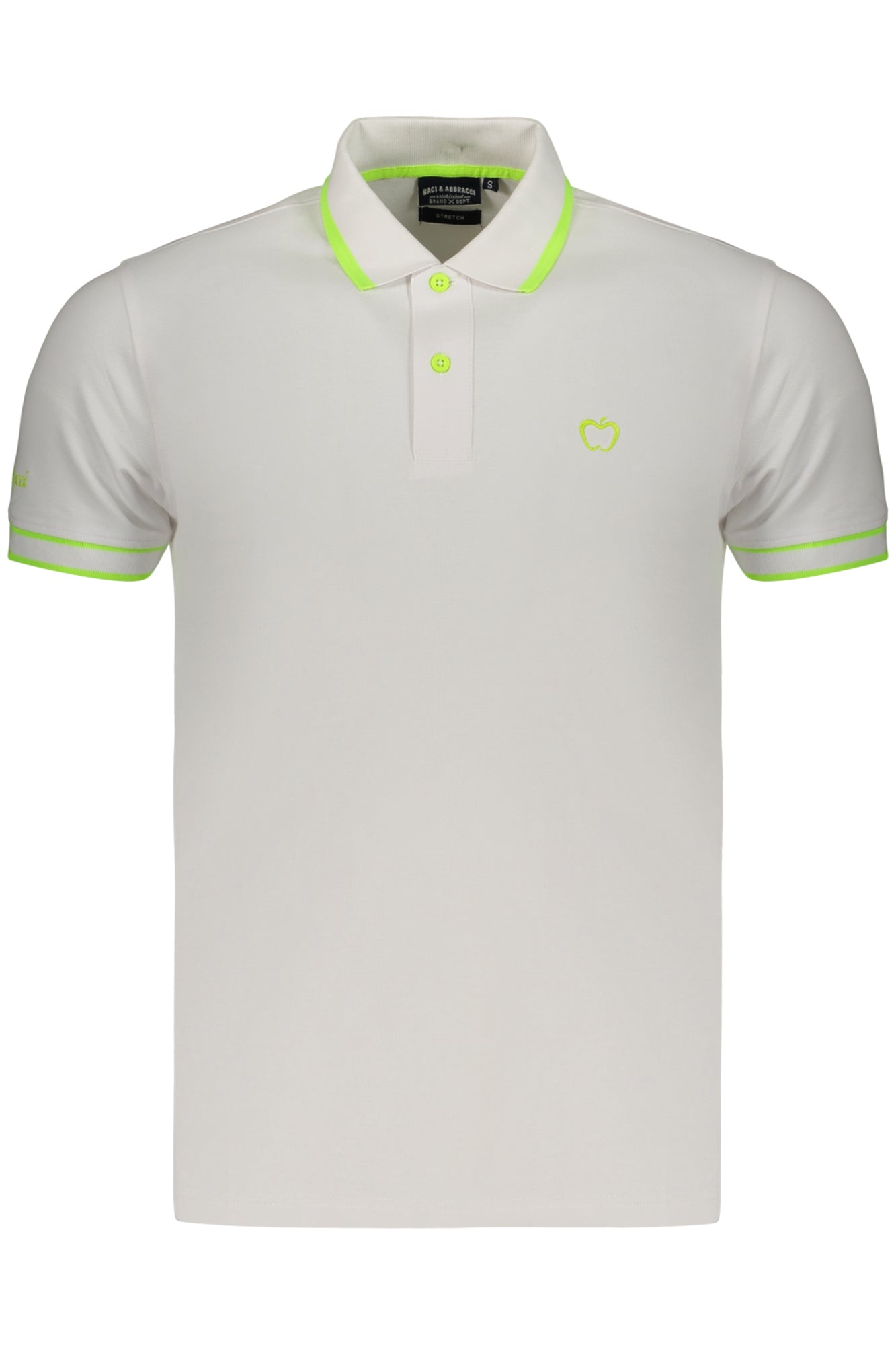 BACI&ABBRACCI POLO MANICHE CORTE UOMO BIANCO
