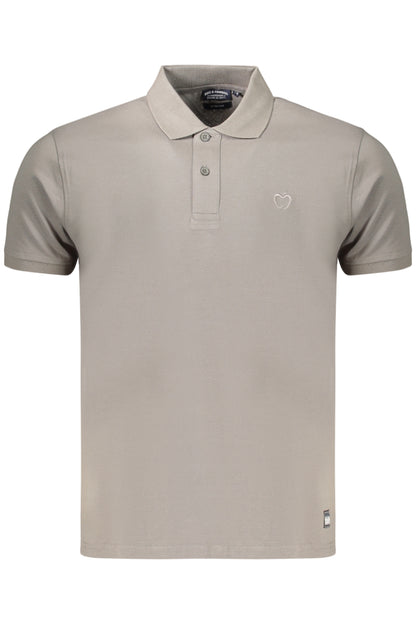 BACI&ABBRACCI POLO MANICHE CORTE UOMO GRIGIO