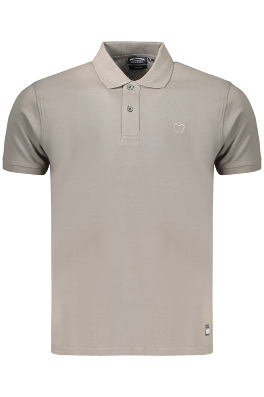 BACI&ABBRACCI POLO MANICHE CORTE UOMO GRIGIO