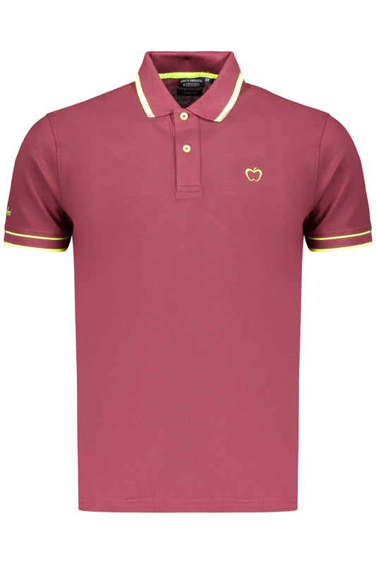 BACI&ABBRACCI POLO MANICHE CORTE UOMO ROSSO