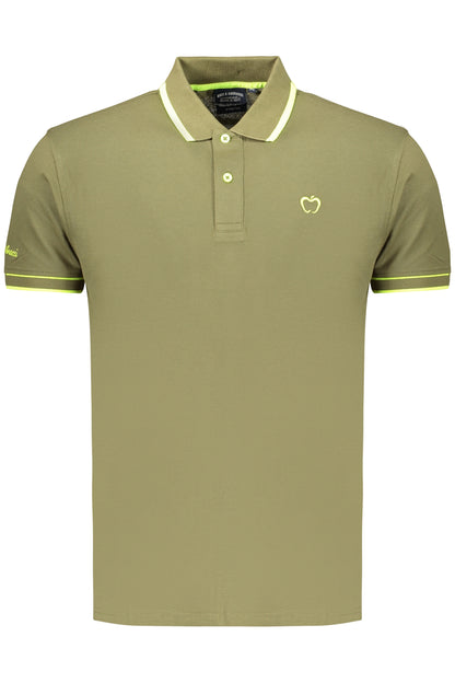 BACI&ABBRACCI POLO MANICHE CORTE UOMO VERDE