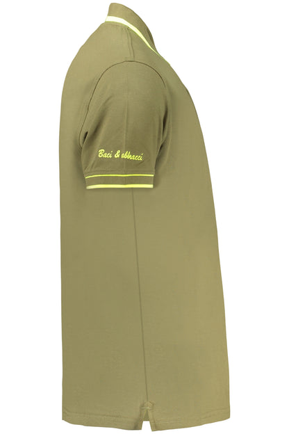 BACI&ABBRACCI POLO MANICHE CORTE UOMO VERDE