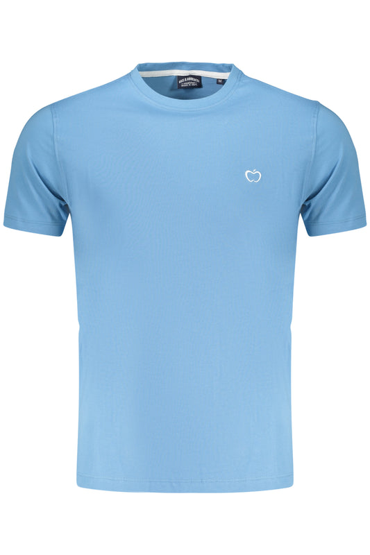 BACI&ABBRACCI T-SHIRT MANICHE CORTE UOMO AZZURRO