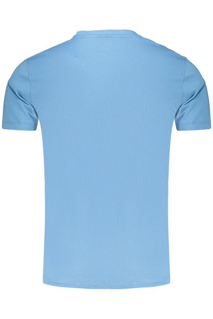 BACI&ABBRACCI T-SHIRT MANICHE CORTE UOMO AZZURRO