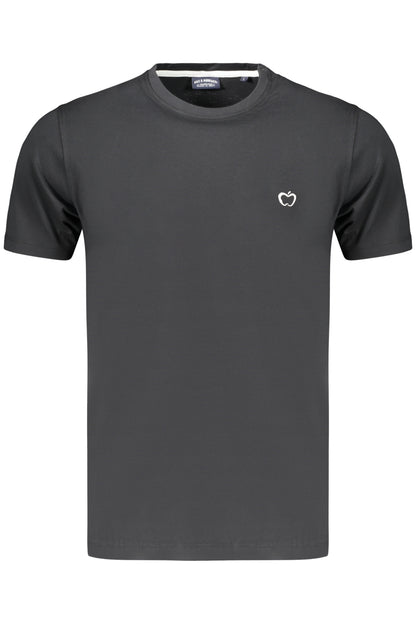 BACI&ABBRACCI T-SHIRT MANICHE CORTE UOMO NERO