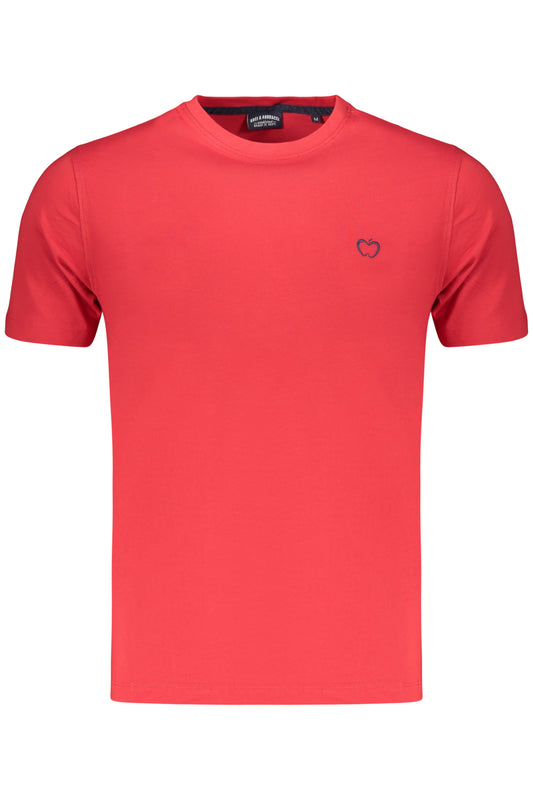 BACI&ABBRACCI T-SHIRT MANICHE CORTE UOMO ROSSO