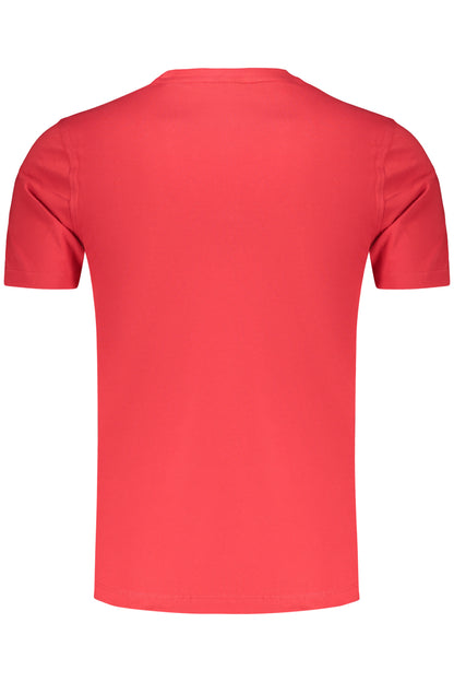 BACI&ABBRACCI T-SHIRT MANICHE CORTE UOMO ROSSO