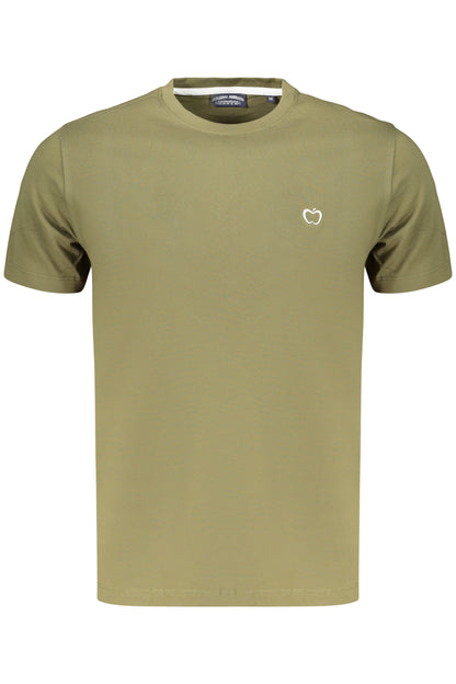 BACI&ABBRACCI T-SHIRT MANICHE CORTE UOMO VERDE