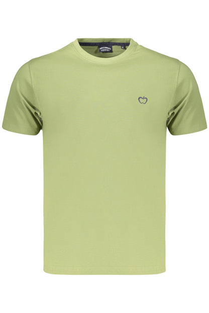 BACI&ABBRACCI T-SHIRT MANICHE CORTE UOMO VERDE