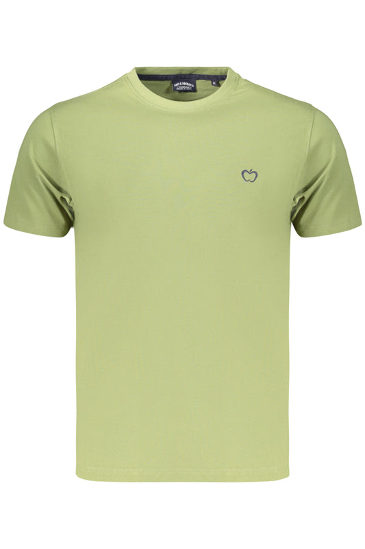 BACI&ABBRACCI T-SHIRT MANICHE CORTE UOMO VERDE