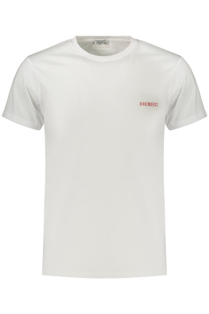 BIKKEMBERGS T-SHIRT MANICHE CORTE UOMO BIANCO