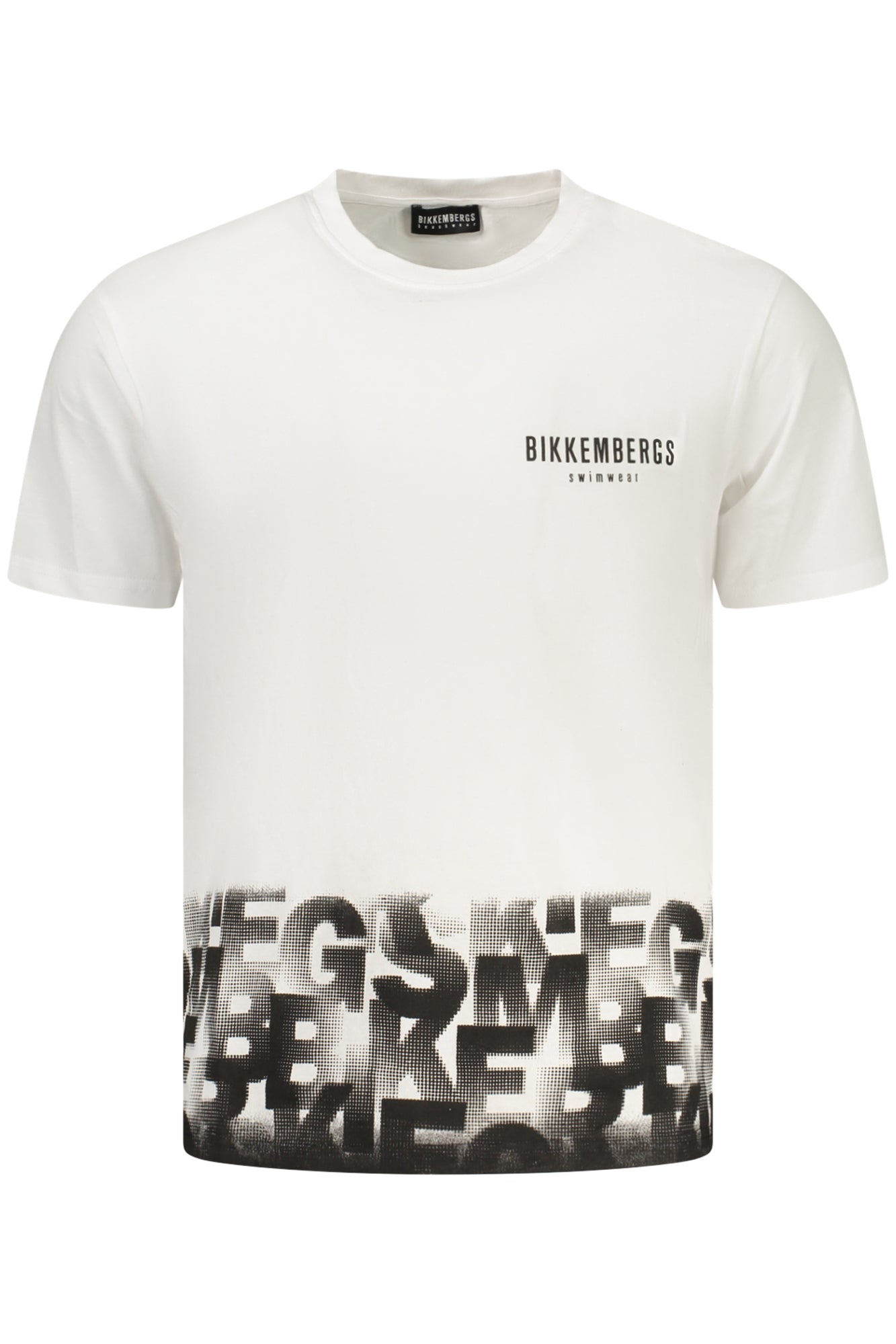 BIKKEMBERGS T-SHIRT MANICHE CORTE UOMO BIANCO