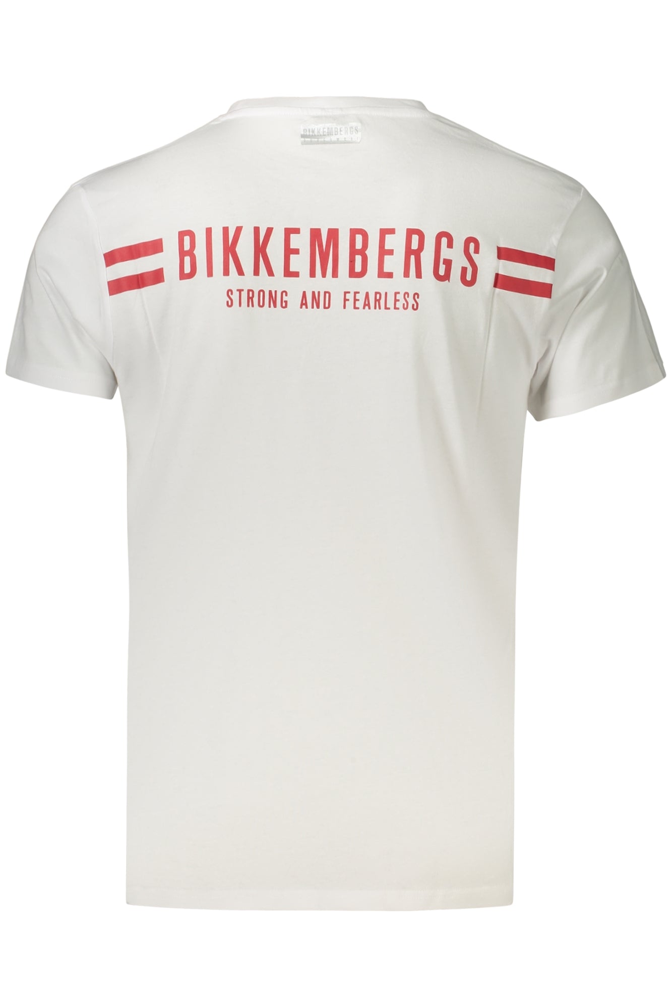 BIKKEMBERGS T-SHIRT MANICHE CORTE UOMO BIANCO
