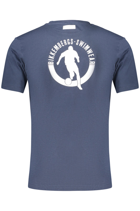 BIKKEMBERGS T-SHIRT MANICHE CORTE UOMO BLU