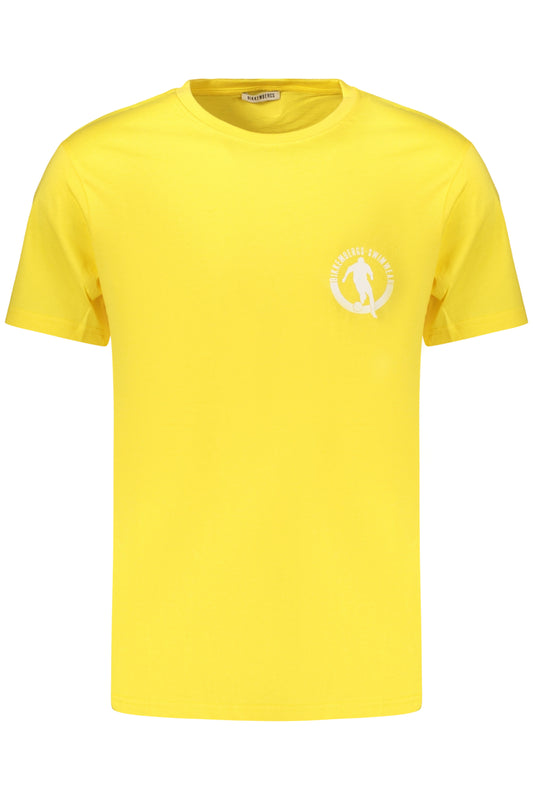 BIKKEMBERGS T-SHIRT MANICHE CORTE UOMO GIALLO
