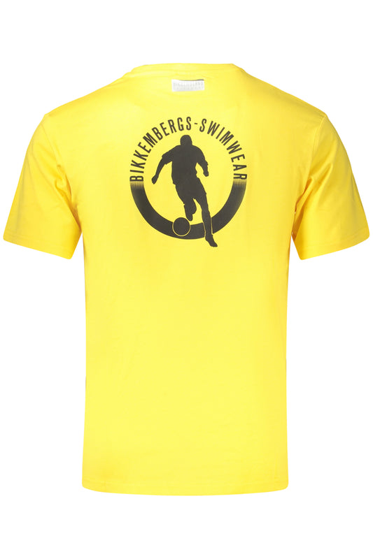 BIKKEMBERGS T-SHIRT MANICHE CORTE UOMO GIALLO