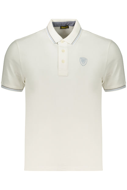 BLAUER APPAREL POLO MANICHE CORTE UOMO BIANCO