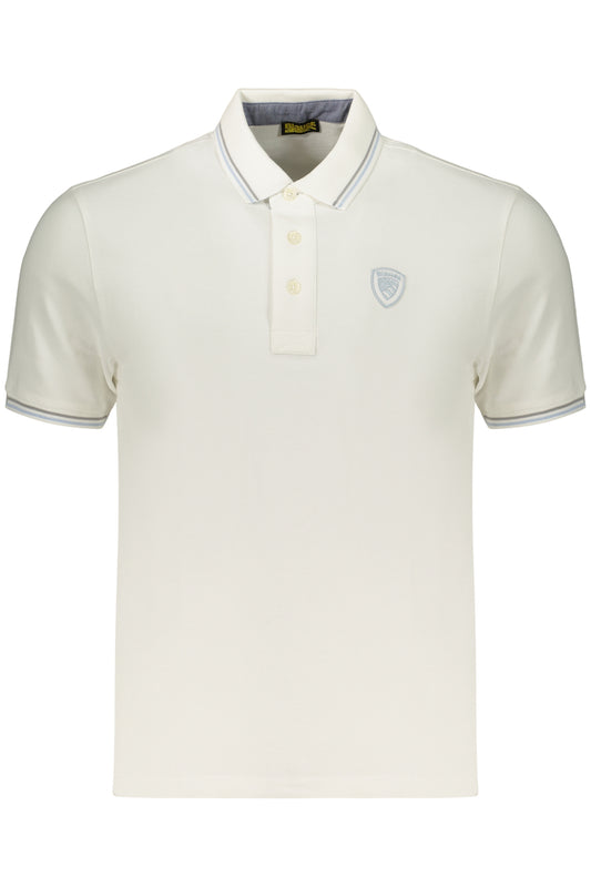 BLAUER APPAREL POLO MANICHE CORTE UOMO BIANCO