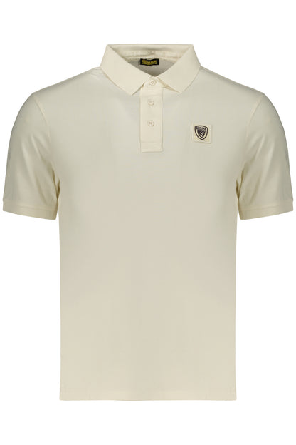 BLAUER APPAREL POLO MANICHE CORTE UOMO BIANCO