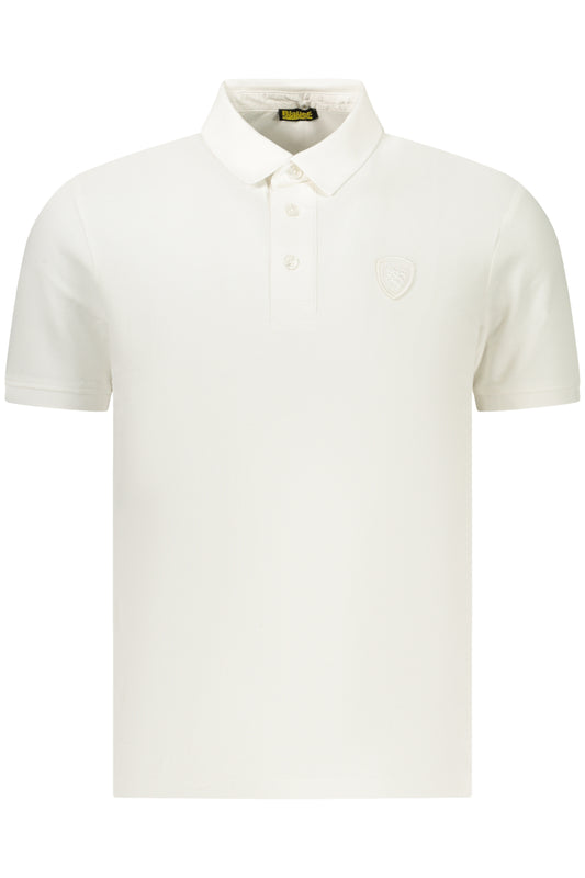 BLAUER APPAREL POLO MANICHE CORTE UOMO BIANCO