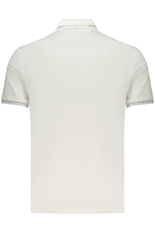 BLAUER APPAREL POLO MANICHE CORTE UOMO BIANCO