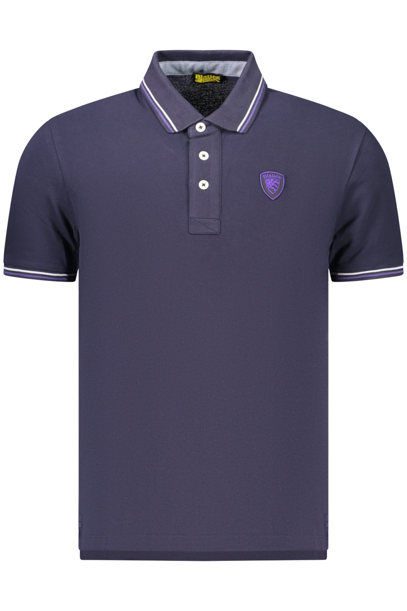 BLAUER APPAREL POLO MANICHE CORTE UOMO BLU