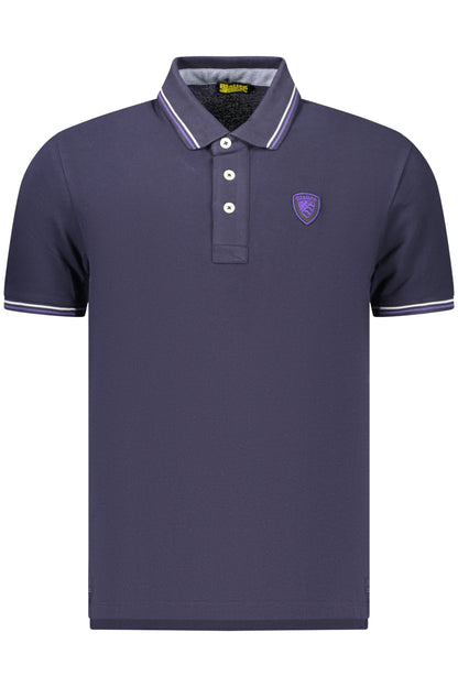 BLAUER APPAREL POLO MANICHE CORTE UOMO BLU