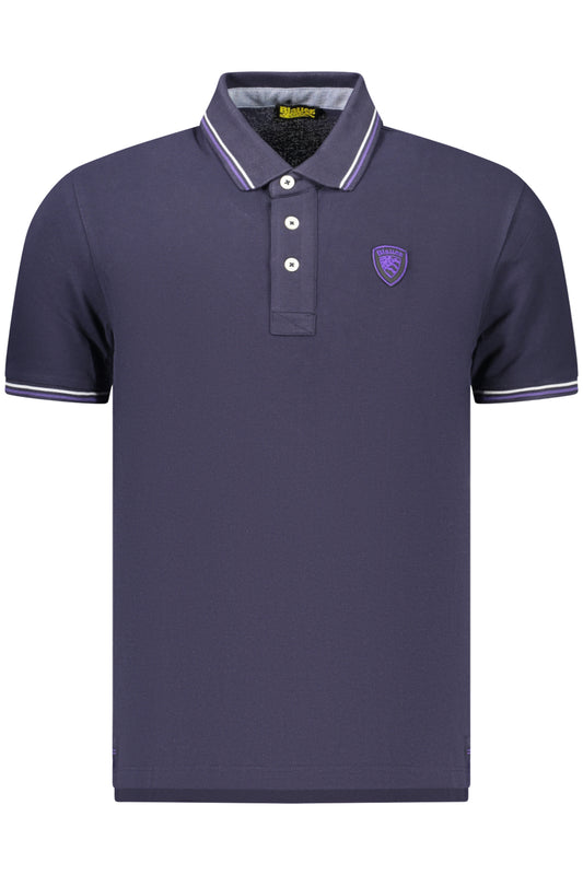 BLAUER APPAREL POLO MANICHE CORTE UOMO BLU
