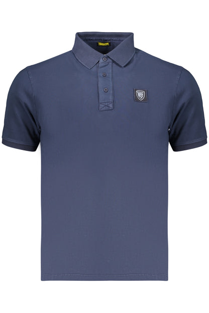 BLAUER APPAREL POLO MANICHE CORTE UOMO BLU