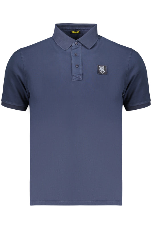BLAUER APPAREL POLO MANICHE CORTE UOMO BLU