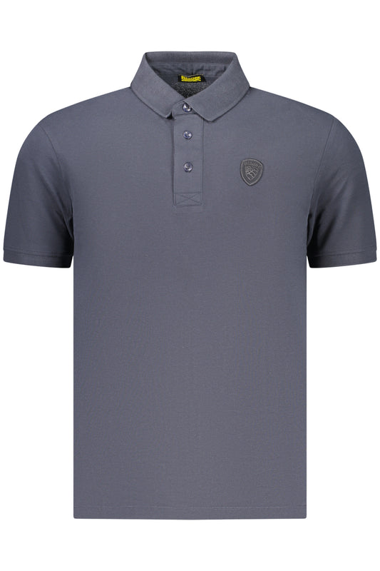 BLAUER APPAREL POLO MANICHE CORTE UOMO BLU