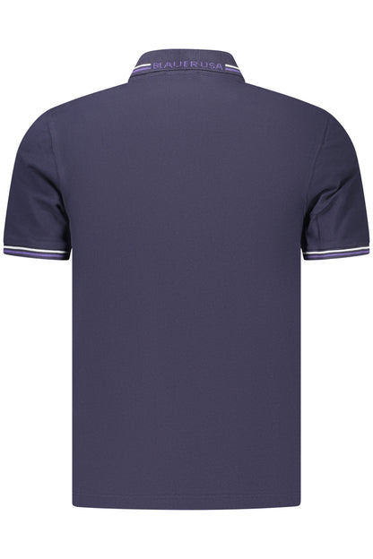 BLAUER APPAREL POLO MANICHE CORTE UOMO BLU