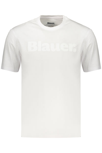 BLAUER APPAREL T-SHIRT MANICHE CORTE UOMO BIANCO