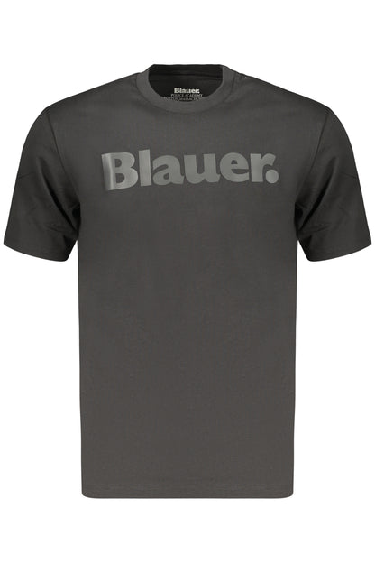 BLAUER APPAREL T-SHIRT MANICHE CORTE UOMO NERO