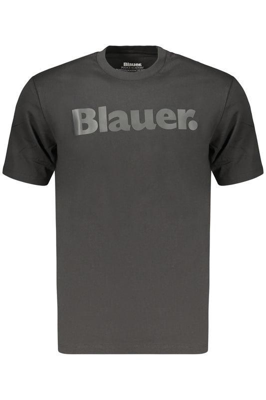 BLAUER APPAREL T-SHIRT MANICHE CORTE UOMO NERO