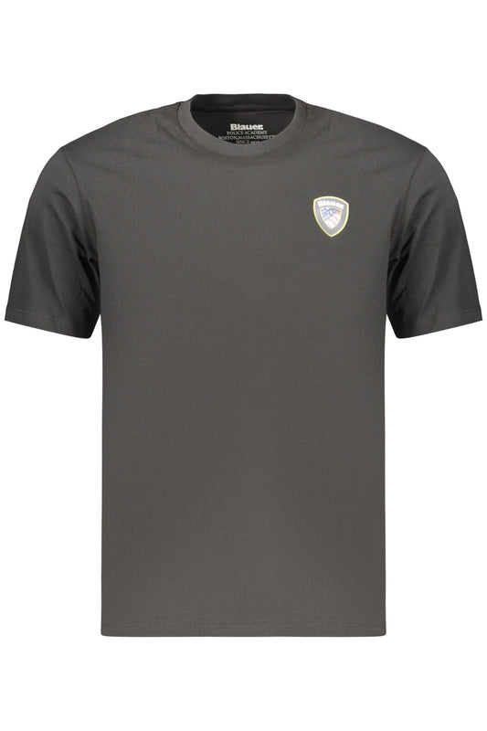 BLAUER APPAREL T-SHIRT MANICHE CORTE UOMO NERO